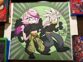 Blaze Possible and Silver Stoppable Autographed