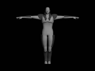 Male Human 3d Model Progress