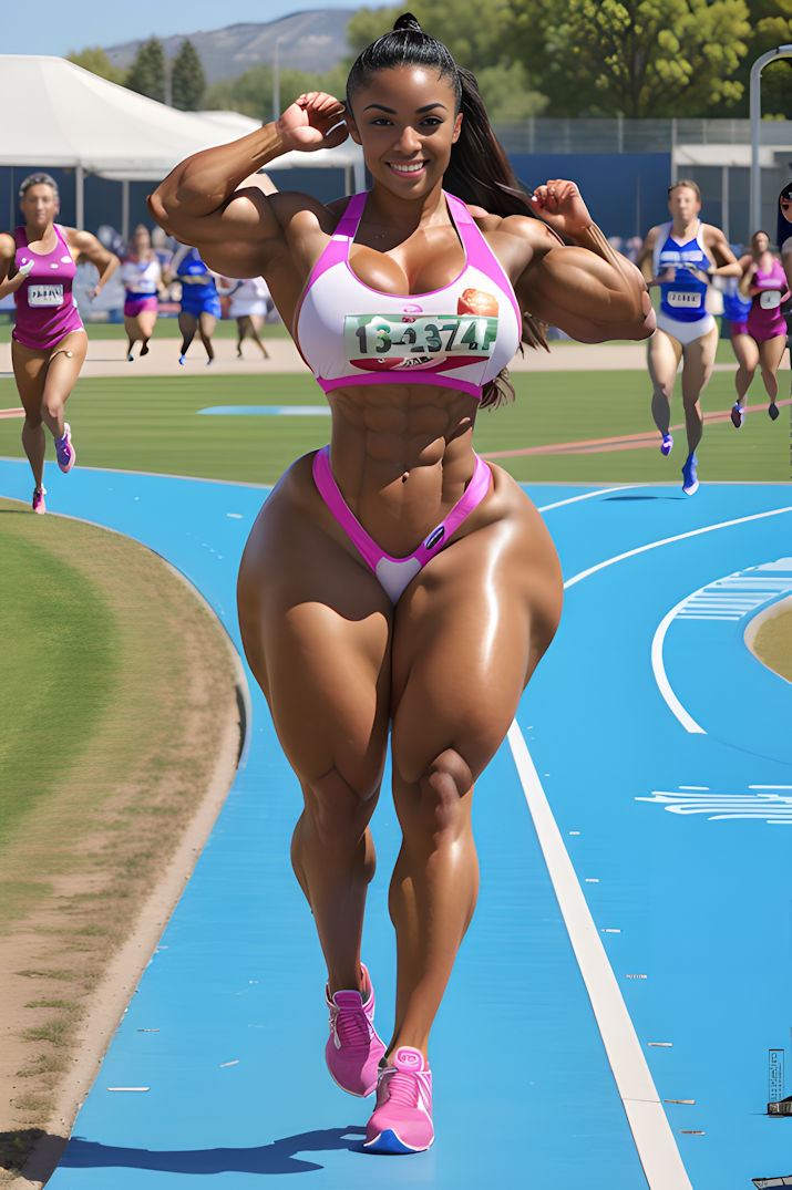Deviantart Front View Running Runner 1 by LimboHustleAI on DeviantArt