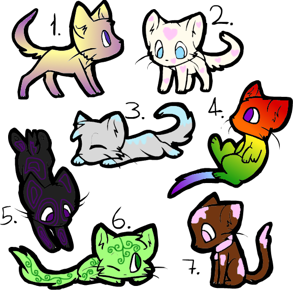 Cat Adoptables (all closed!)