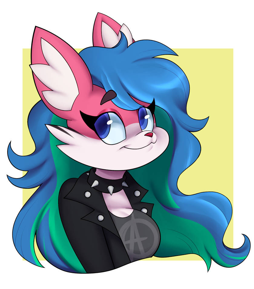 Cute pink fox by norithecat on DeviantArt