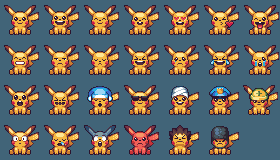 Pikachu emoticons