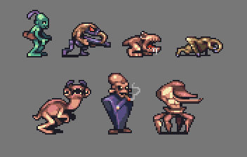 Abe's Oddysee Characters