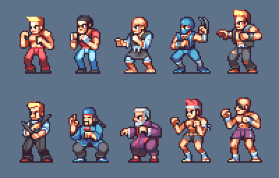 Street Fighter 1 Sprites by dollarcube on DeviantArt