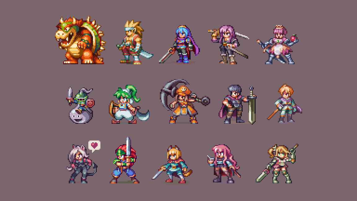 Videogame and Anime Character Compilation Vol. 1 by AlbertoV on DeviantArt