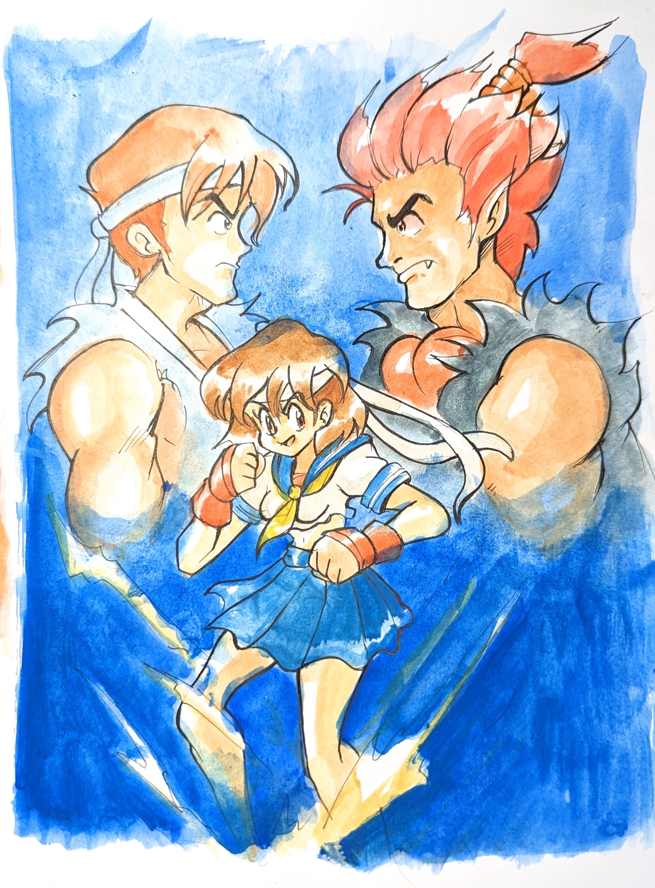 Street Fighter (1987) by AlbertoV on DeviantArt