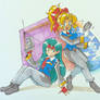 Commission - Kiyone and Mihoshi from Tenchi Muyo!