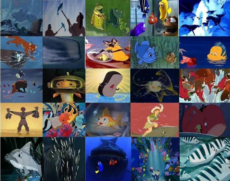 Disney Fish and Disney Whales in Movies by dramamasks22 on DeviantArt
