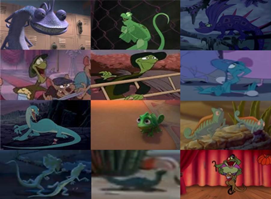 Disney Lizards in Movies by dramamasks22 on DeviantArt