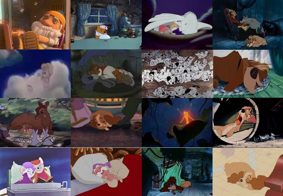 Well Rested Disney Characters Disney Sleeping in Movies Part 4 by dramamasks22 on DeviantArt