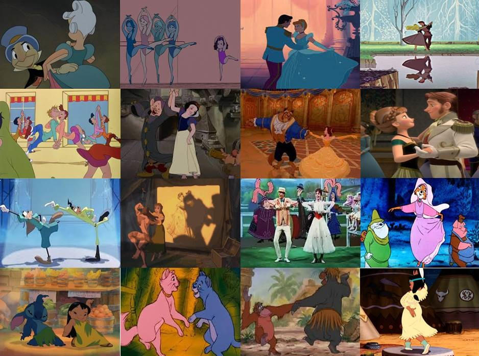 Disney Dancing in Movies Part 1 by dramamasks22 on DeviantArt
