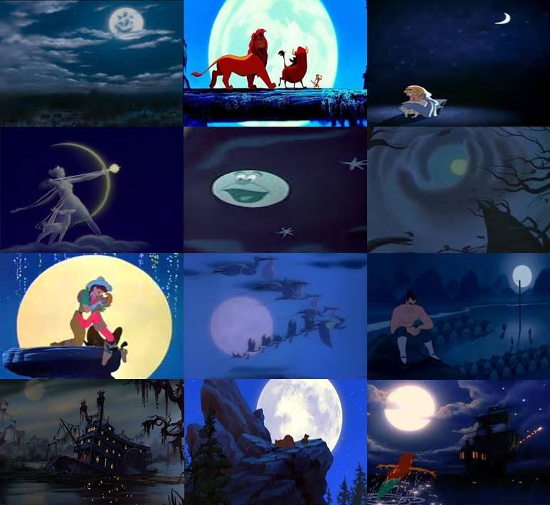 The Moon in Disney Movies Part 1