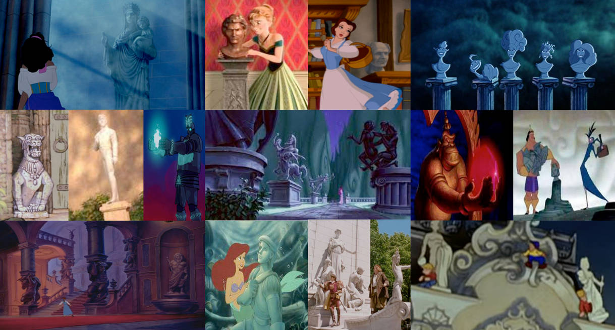 Statues Deviantart Disney Statues and Busts in Movies Pt. 1 by dramamasks22 on DeviantArt