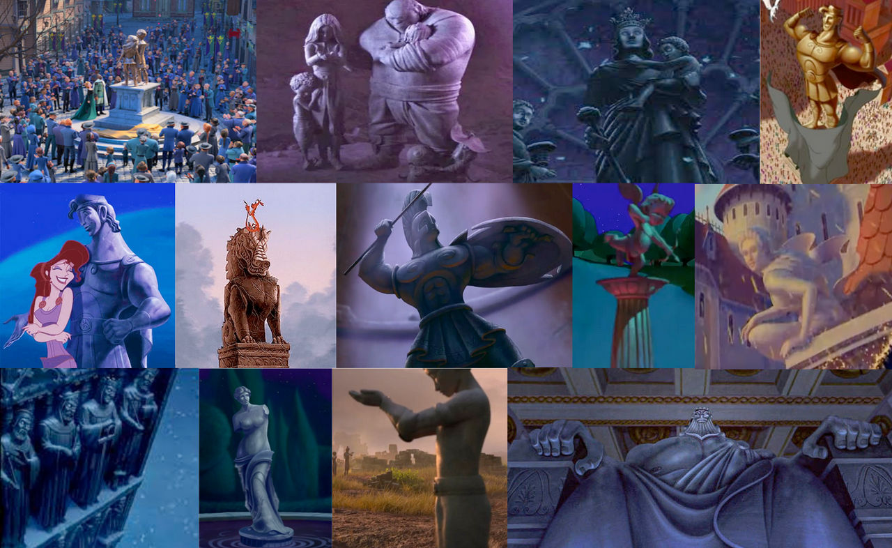 Statues Deviantart Disney Statues and Busts in Movies Pt. 2 by dramamasks22 on DeviantArt