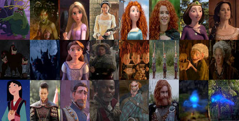 Disney Animation / Once Upon a Time Counterparts 8