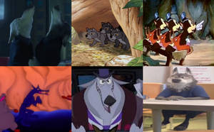 Disney Wolves and Coyotes in Movies Pt. 2