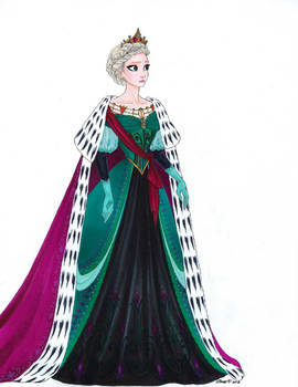 Elsa Outfits: Coronation Dress (Historic Redesign)