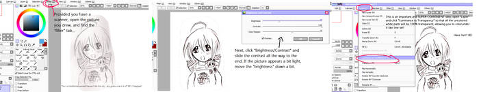 How to make traditional art into line-art on SAI