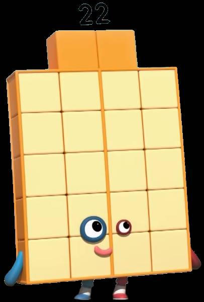 numberblock 22 by Rileyrobertson011B on DeviantArt