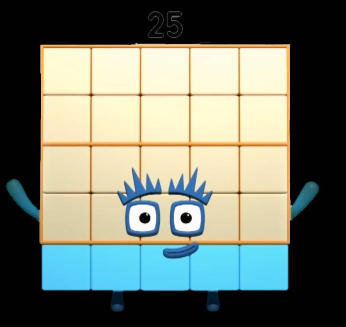 25 Block Square numberblock 25 by Rileyrobertson011B on DeviantArt