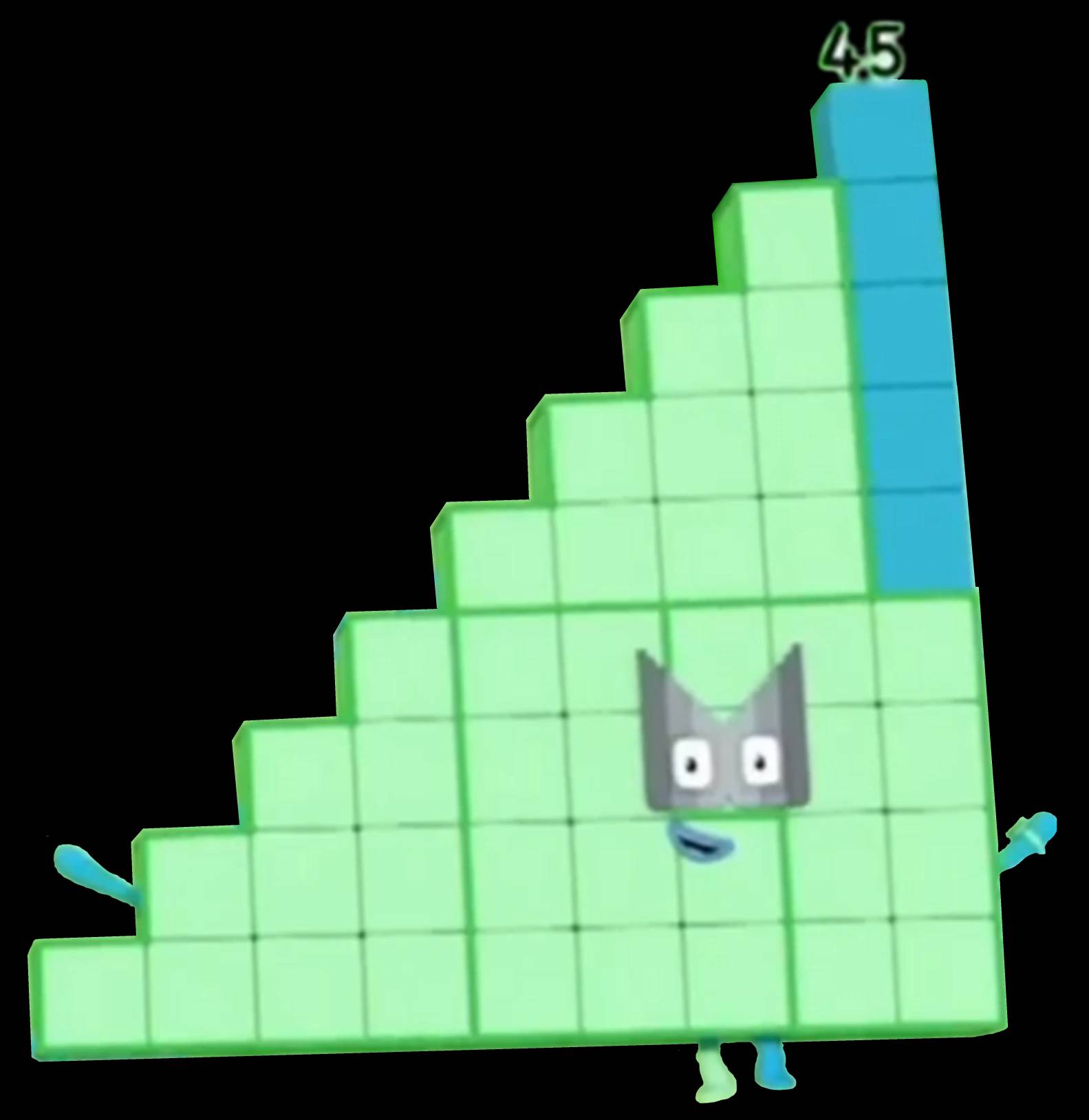 numberblock 45 by Rileyrobertson011B on DeviantArt