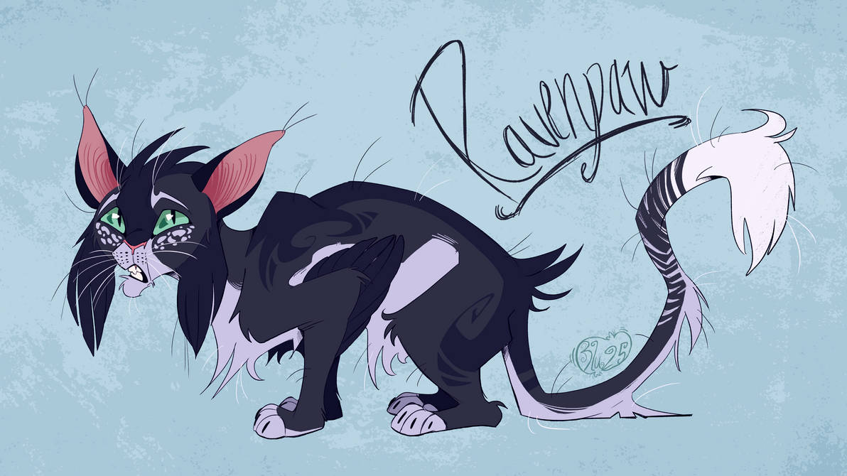 Warrior cats fan design - Ravenpaw by BlueRiceSpice on DeviantArt