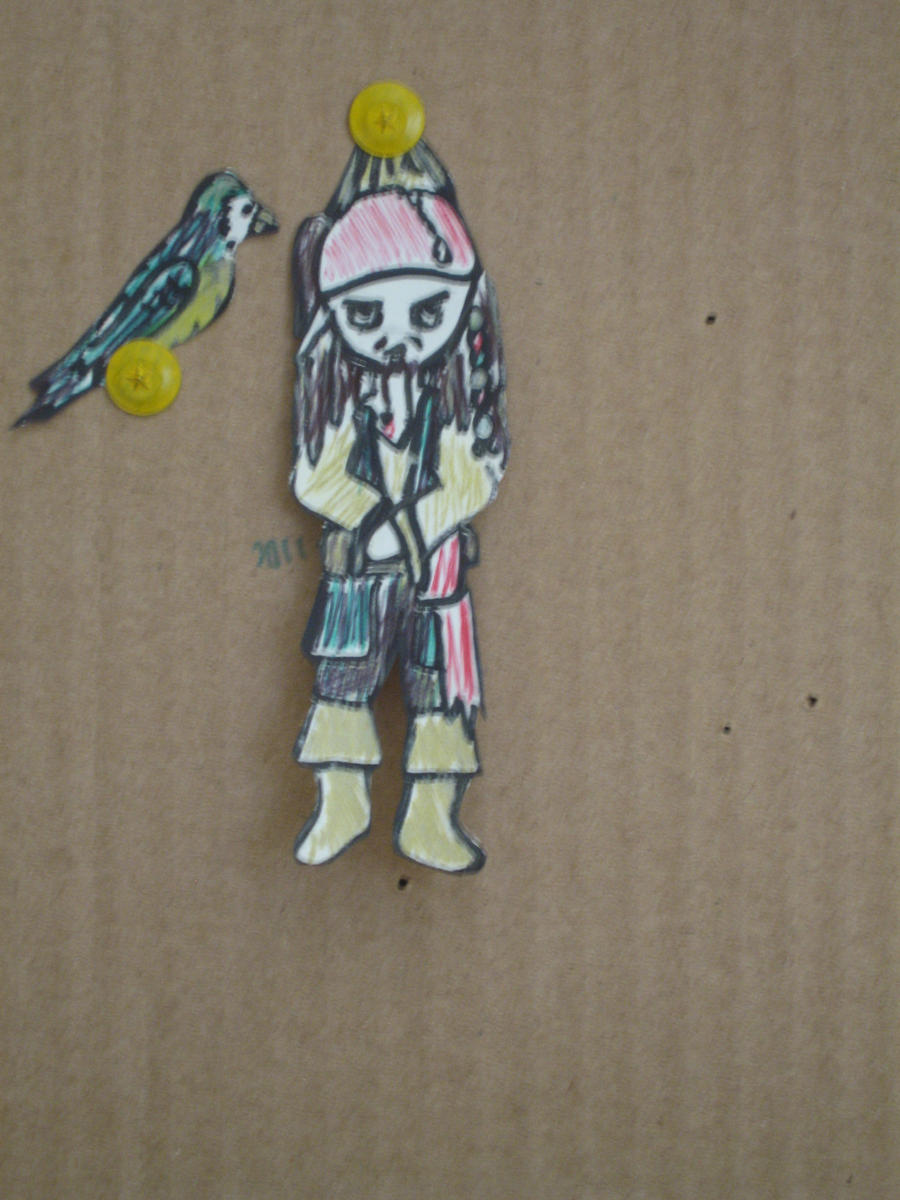 POTC paper children- Jack Sparrow