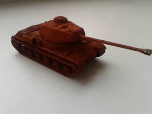 Rusty IS-2 tank model