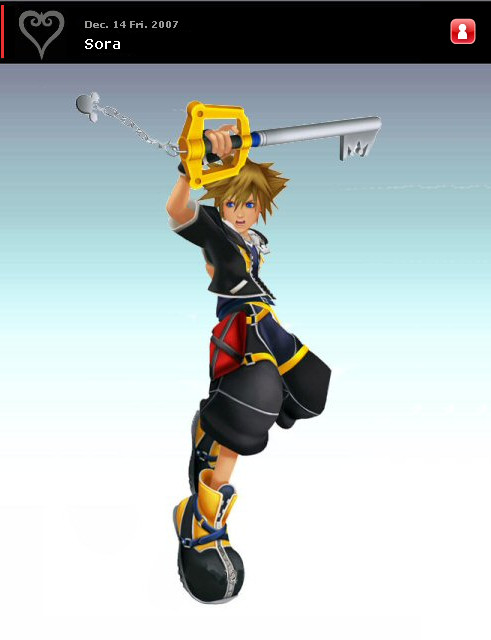 Sora in Super Smash Bros Brawl