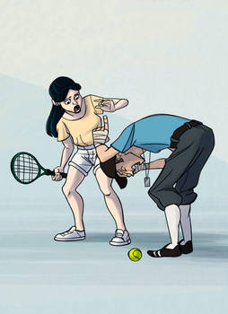 Tennis Accident