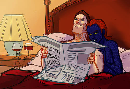 Magneto and Mystique