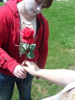 I got you a flower.