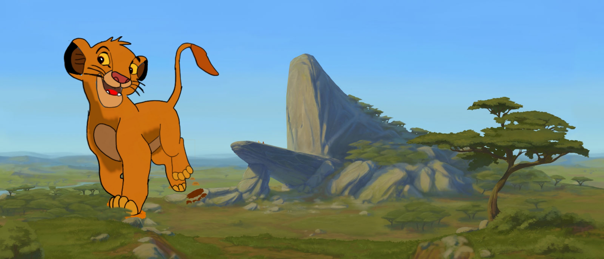 Simba Jumping Vector Mega simba jumping past pride rock by owenstevendallimore on DeviantArt