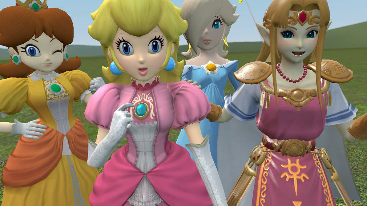 Nintendo Princesses by NathanCool345 on DeviantArt