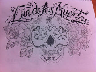 Dia De Los Muertos tattoo Design