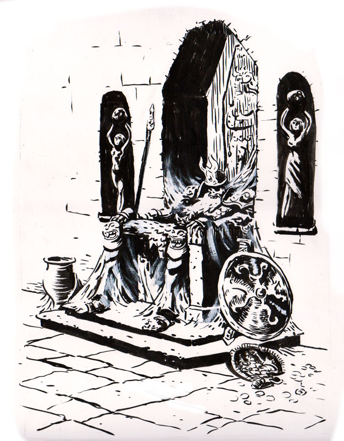 Inktober 29: The king