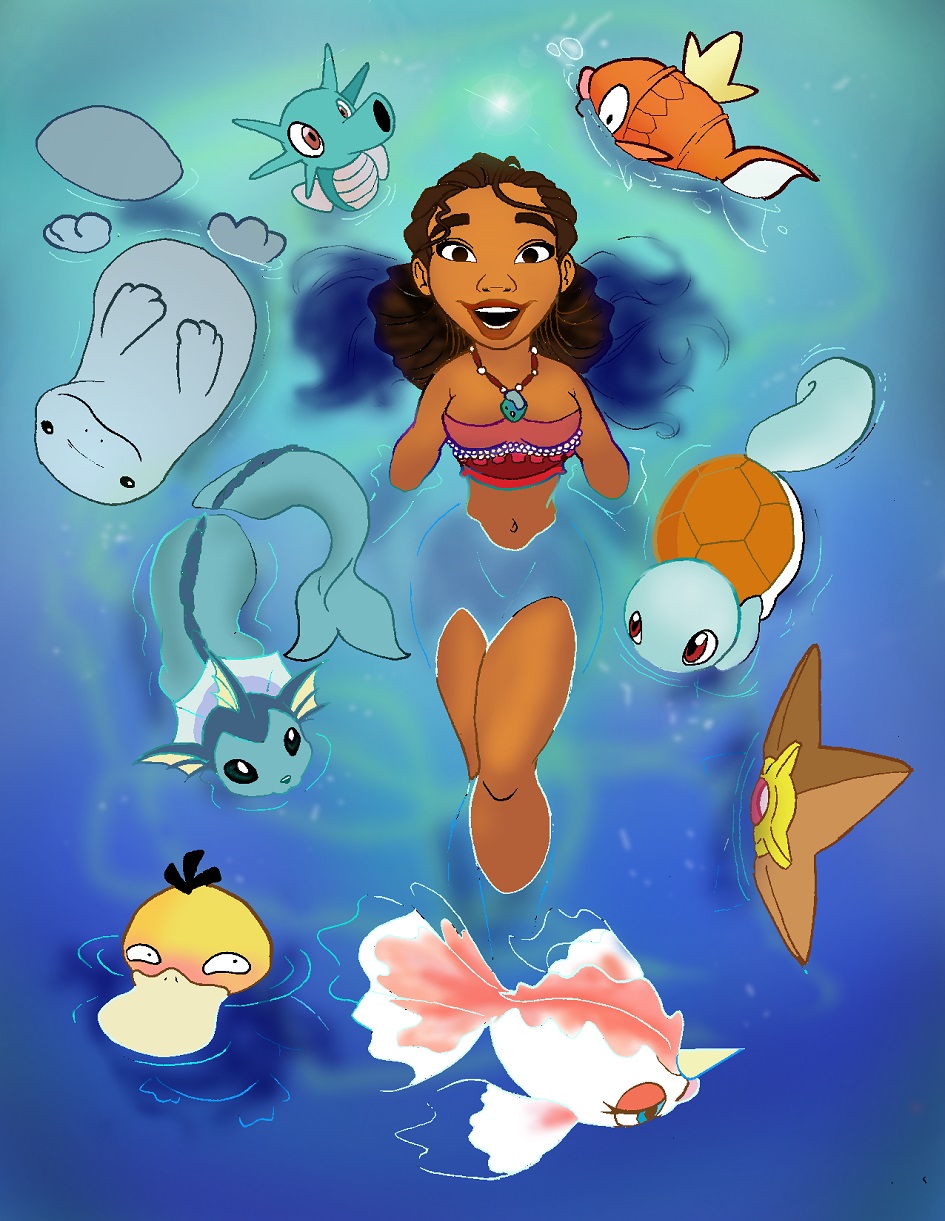 Moana's Pokemon team