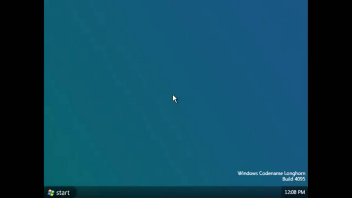 Windows Codename Longhorn Build 4095 by LegionMockups on DeviantArt