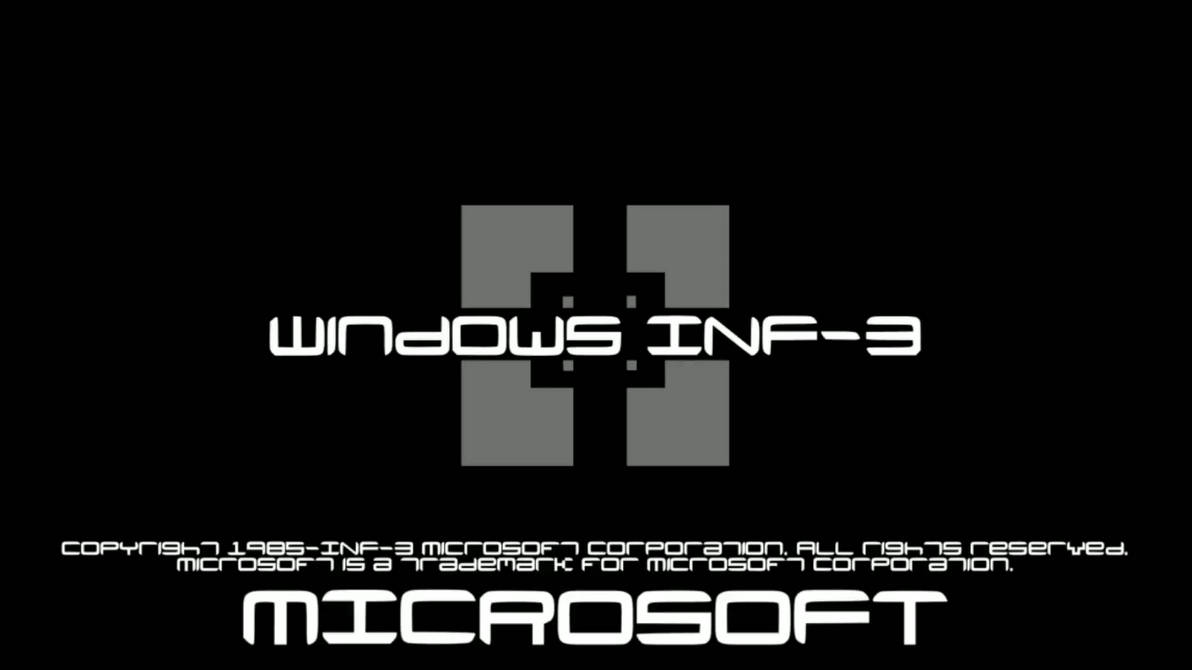 Windows INF-3 by LegionMockups on DeviantArt