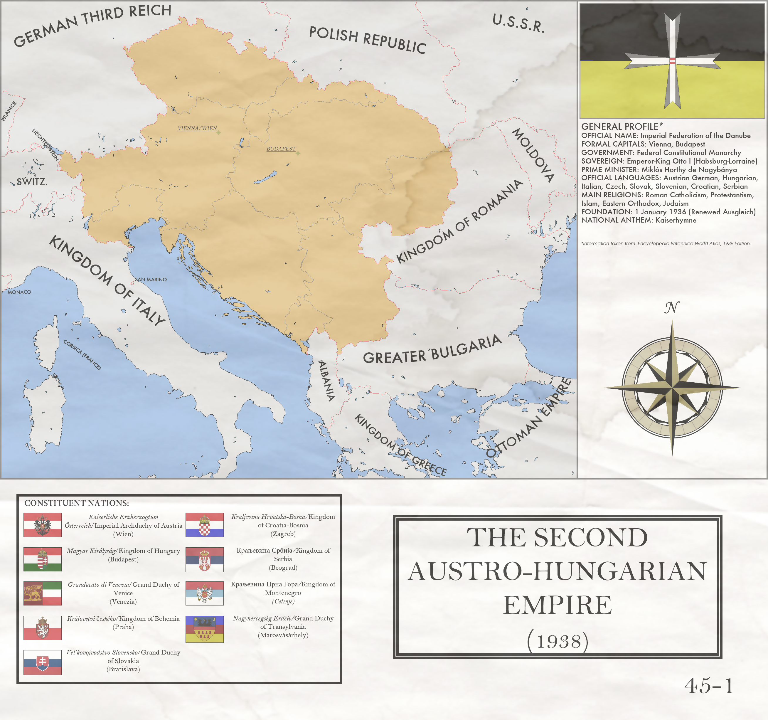 Monarchy over the Danube 1938-39