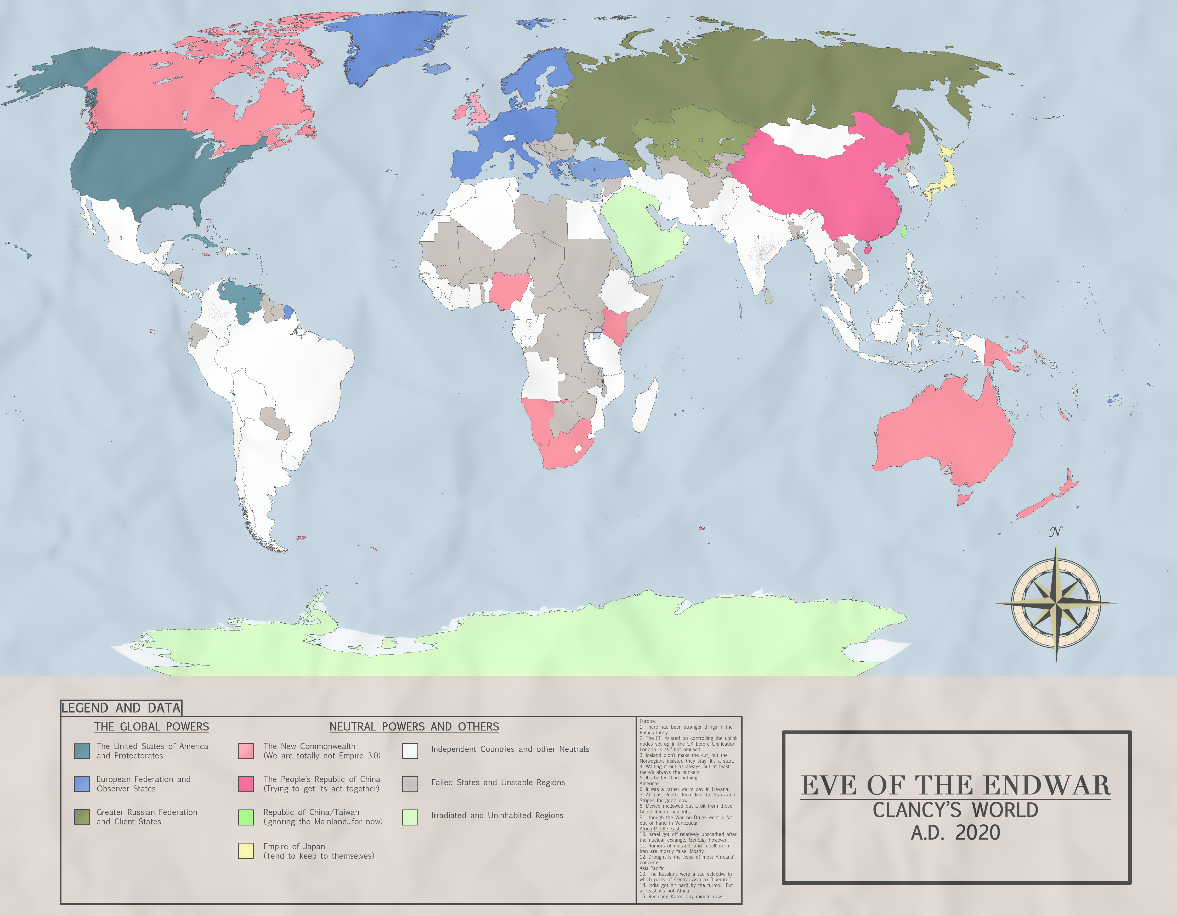 Eve of the Endwar: Tom Clancy's Alternate 2020