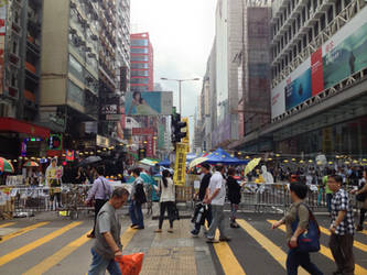 Hong Kong-Mong Kok/Nathan Road Protest Site