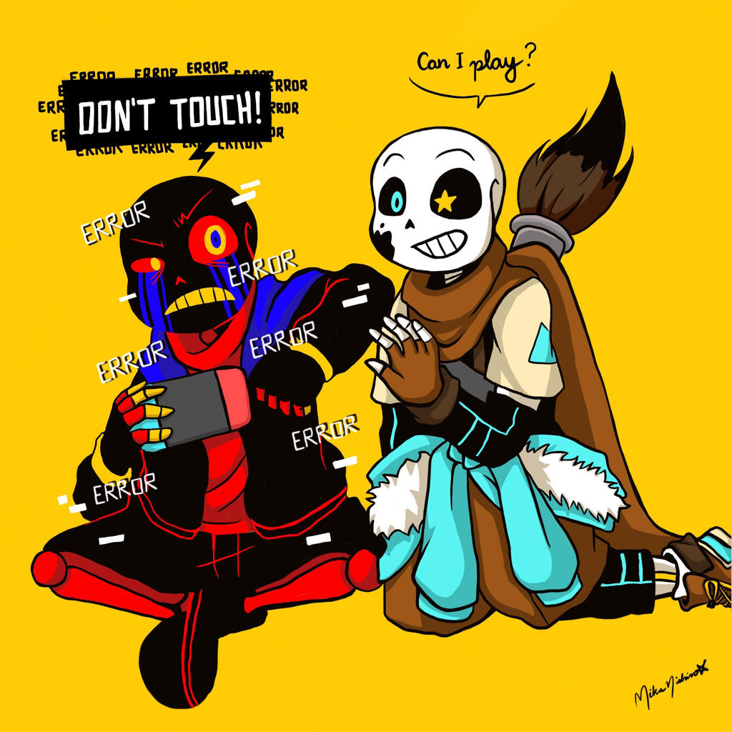 Error Sans Deviantart Error!Sans Ink!Sans by MimiChan25 on DeviantArt