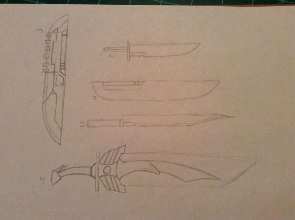 Deadpool sword ideas