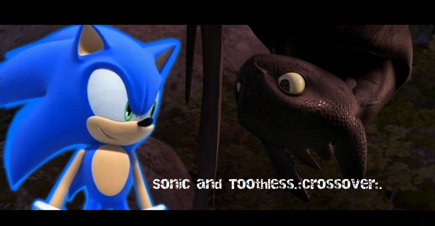 Sonic and Toothless.:Crossover:. by YoFreshBean on DeviantArt