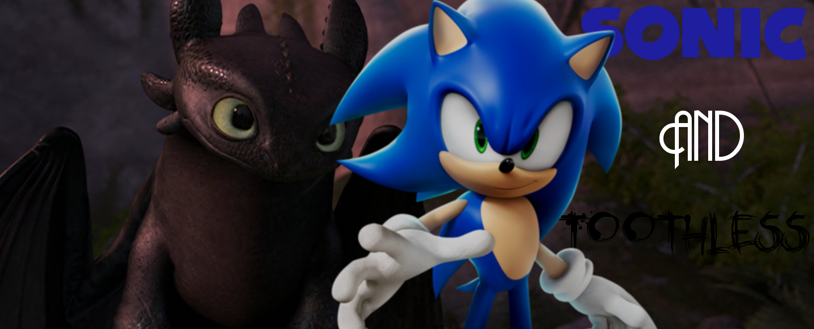 Sonic and Toothless Crossover Poster 2 by YoFreshBean on DeviantArt