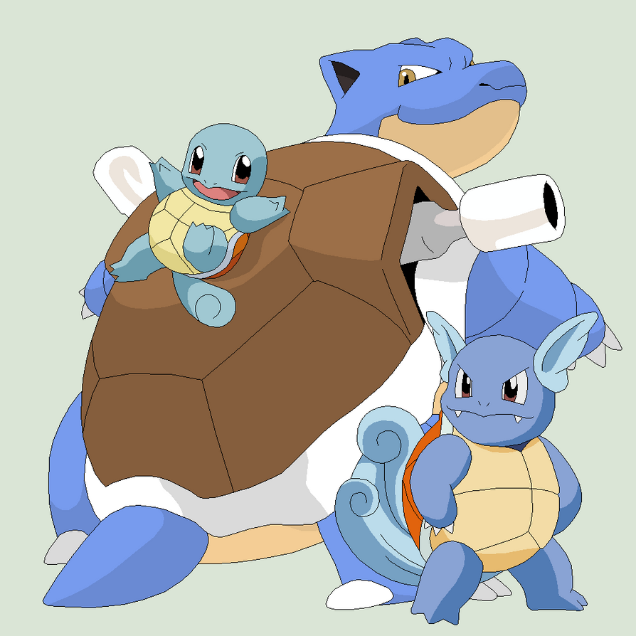 Evolution Of Squirtle 4
