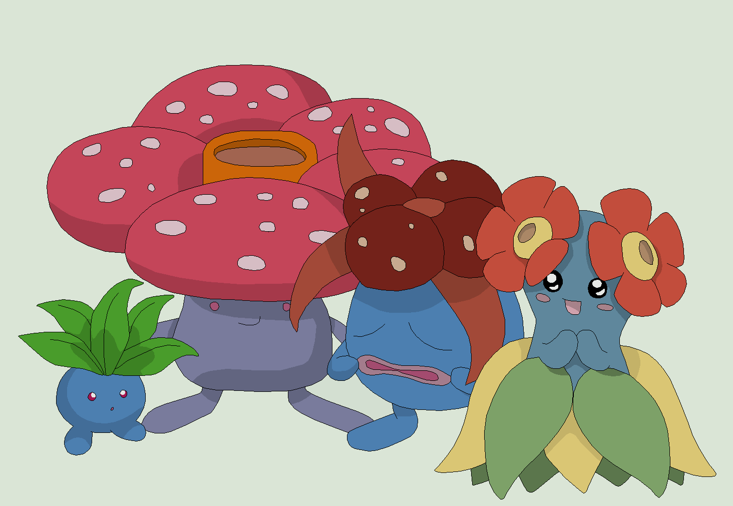 Pokemon Base 45~Oddish Evolution~