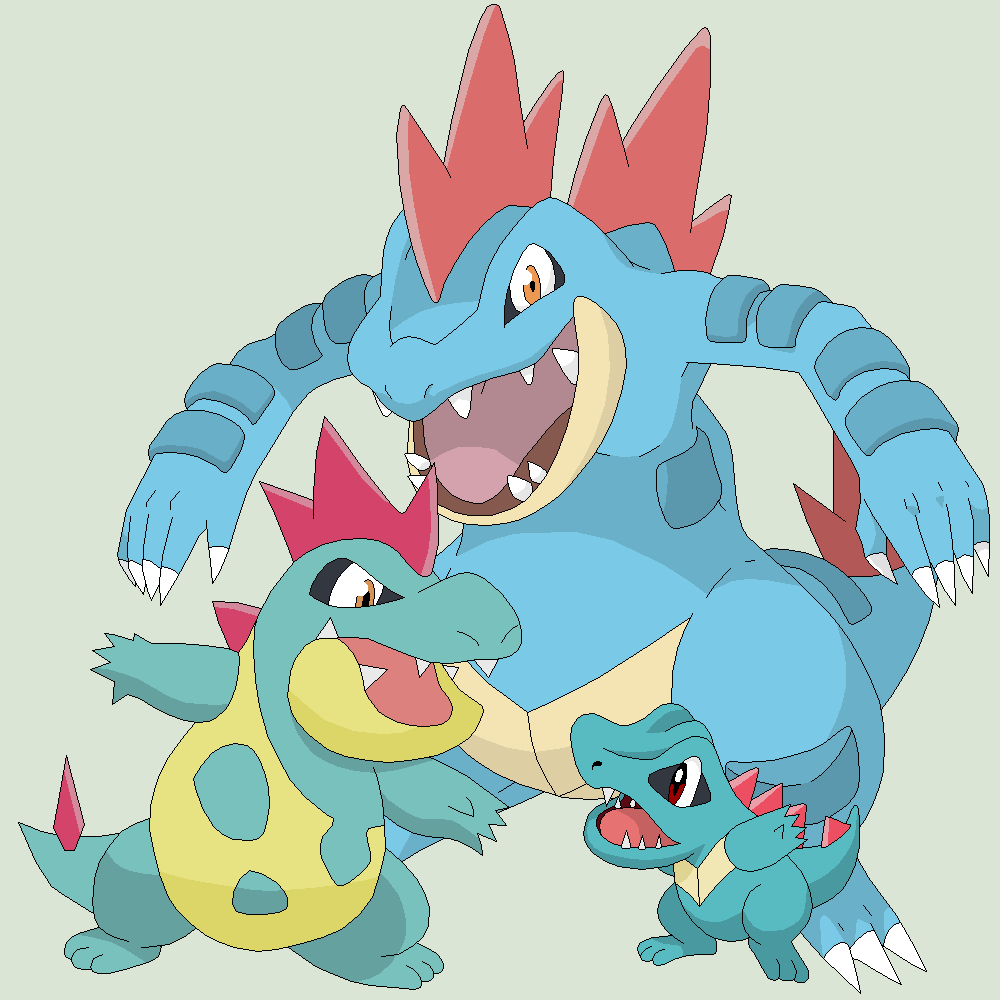 Pokemon Base 54 Totodile Evolution By Yofreshbean On Deviantart Pokemon Base 54 Totodile Evolution By Yofreshbean On Deviantart