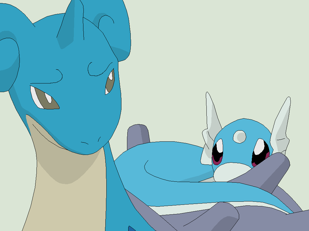 Pokemon Base 96~Lapras and Dratini 1~